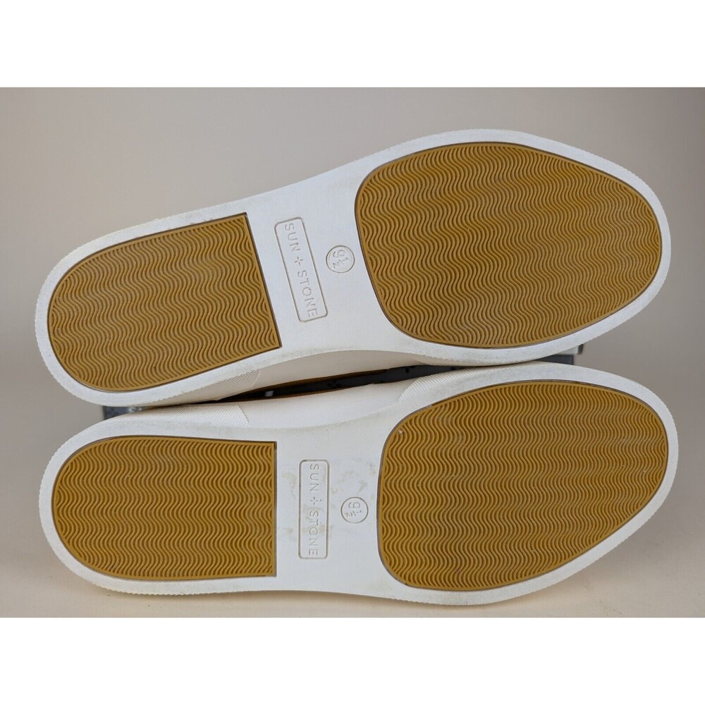 Sun + Stone Jett High Top Sneakers Mens 9.5 M Yellow Canvas Casual Shoes NWB - Picture 8 of 10